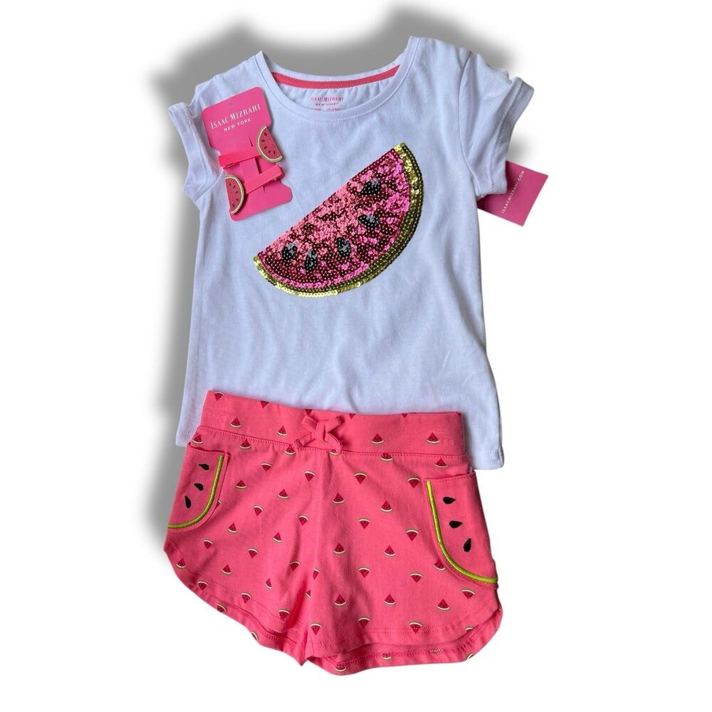 NWT Isaac Mizrahi Girls 3-Piece Summer Outfit Kids Size 4 - Picture 6 of 12